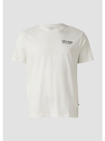s.Oliver T-Shirt in 02D2_creme