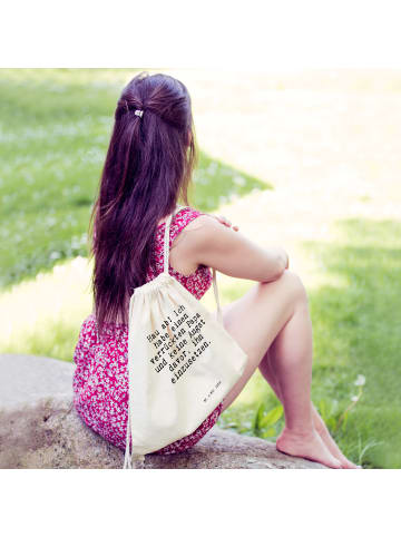 Mr. & Mrs. Panda gymnastiktasche Hau ab! Ich habe... mit Spruch in Creme