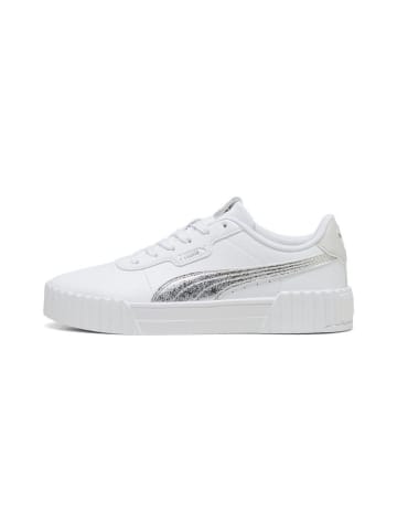 Puma Sneaker "Carina 3.0 Metallic Whisper" in Weiß