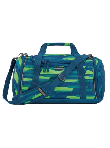 Coocazoo Sporttasche Lime Stripe in Grün/Blau