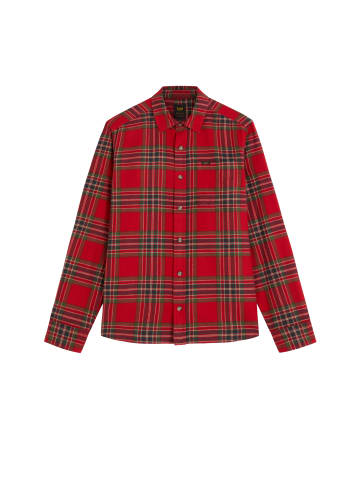 Lee Langarmhemd Leesure in Red Tartan