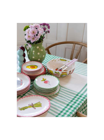 Blond Amsterdam 2tlg. Salatbesteck Set Streifen EB in Rosa - 25cm