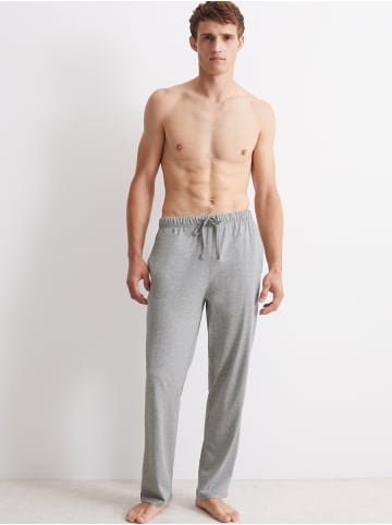 Marc O'Polo Pyjamahose Mix & Match Cotton in Grey Melange