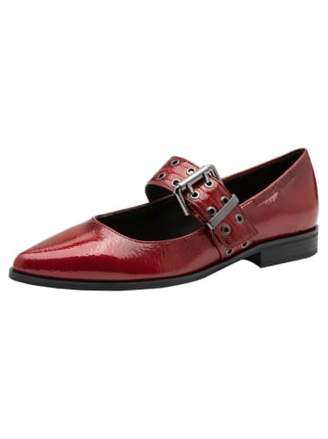 Marco Tozzi Ballerina in DK.RED PAT.