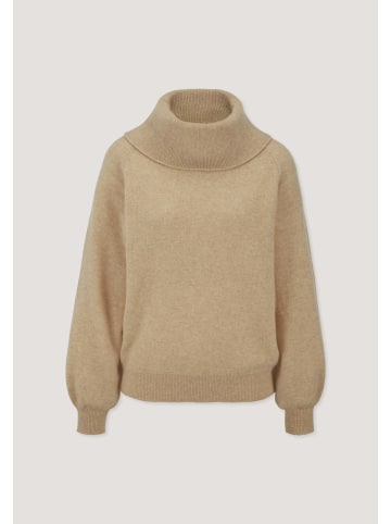 Hessnatur Hessnatur Strick-Pullover Relaxed BETTER RECYCLING aus Kaschmir in goldsand