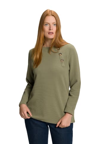 Ulla Popken Sweatshirt in teichgrün