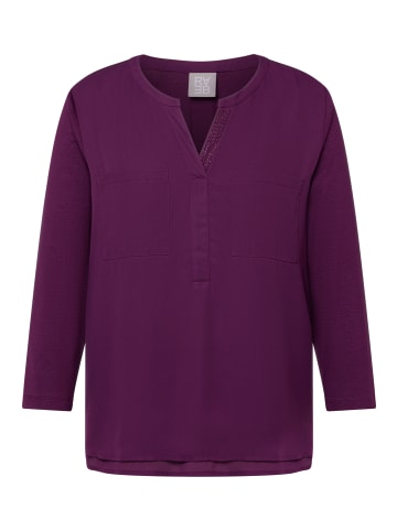 Rabe Bluse in Violett