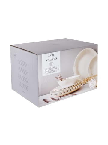 Butlers Geschirr-Set 12-tlg. ATLANTIS in Beige