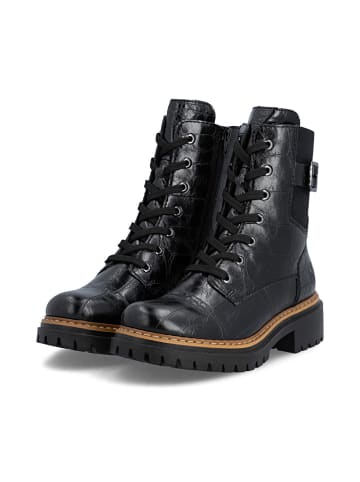 rieker Schnürstiefelette in schwarz