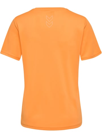 Hummel Hummel T-Shirt Hmlte Training Damen Dehnbarem Feuchtigkeitsabsorbierenden in BLAZING ORANGE