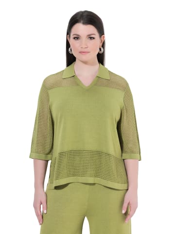 Ulla Popken Pullover in pistazie