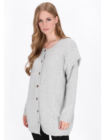 DreiMaster Vintage Women Cardigan in grey melange