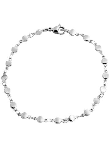 Damen Halskette aus Edelstahl 50 cm in silber