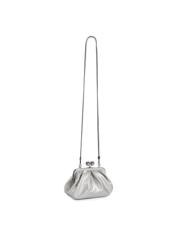 Seidenfelt Fyn Umhängetasche 20 cm silver metallic
