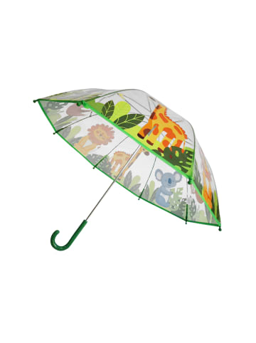Yuhu.kids Kinder Regenschirm Dschungel Tiere in Mehrfarbig