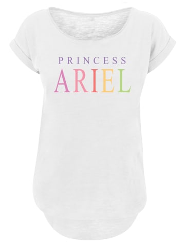 F4NT4STIC Long Cut T-Shirt Disney Arielle Arielle Graphic in weiß