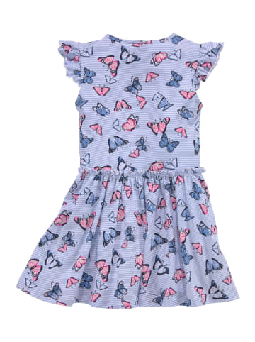 Kidsworld Jerseykleid in blau-gemustert