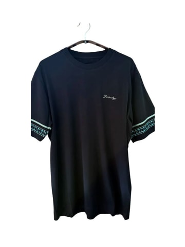 Givenchy Blumen Print T Shirt schwarz