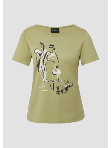 s.Oliver T-Shirt in 75D0_helles olivgrün