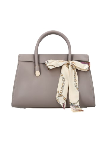 usha BLACK LABEL Women Eco-Leather Handbag With Adjustable Additional Strap in Grey