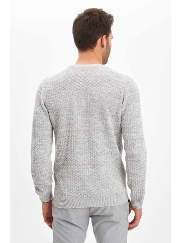 DeFacto Strickpullover REGULAR FIT in Grau Melange