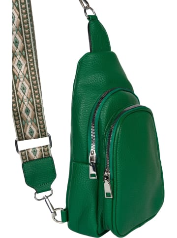 styleBREAKER One Shoulder Rucksack Tasche in Dunkelgrün