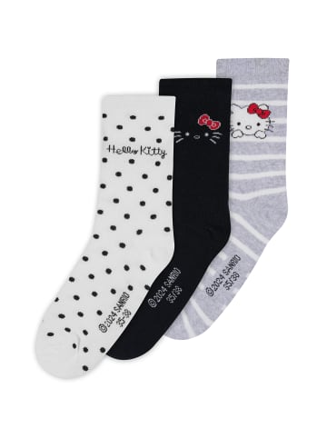 Hello Kitty 3er-Set: Socken Hello Kitty in Mehrfarbig