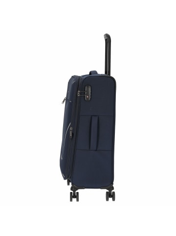 Stratic Strong - 4-Rollen-Trolley M 65 cm erw. in navy