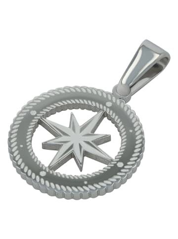 Adeliás Damen Anhänger aus Edelstahl in silber