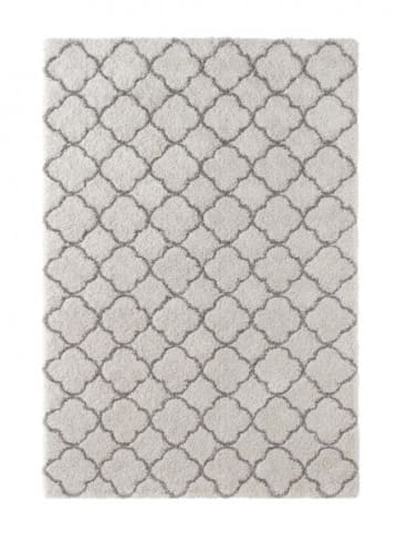 Mint Rugs Hochflor Teppich Luna Creme Grau