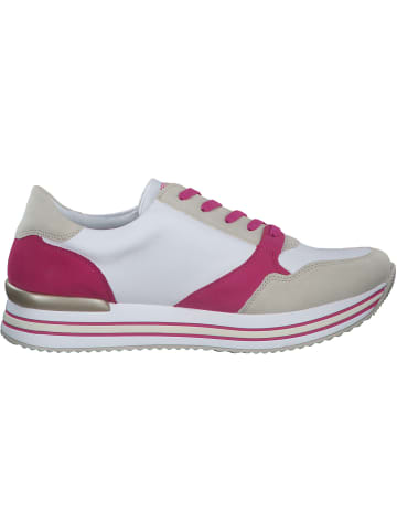 remonte Schnürschuhe in crema/weiss/magenta/orange/fuc