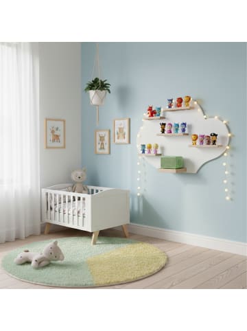 relaxdays Toniebox Regal "Wolke" in Weiß - (B)61 x (H)40 x (T)17 cm