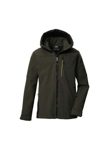 Killtec Übergangsjacke mit Kapuze in Dunkeloliv