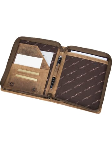 Greenburry Schreibmappe Vintage 1633 RV-Schreibmappe A5 in Brown