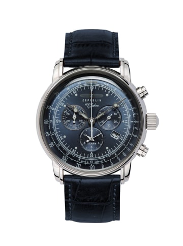 Zeppelin Armbanduhr 100 Jahre Zeppelin in dunkelblau