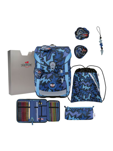 DerDieDas ErgoFlex Easy Schulranzen-Set in Dark Dragon