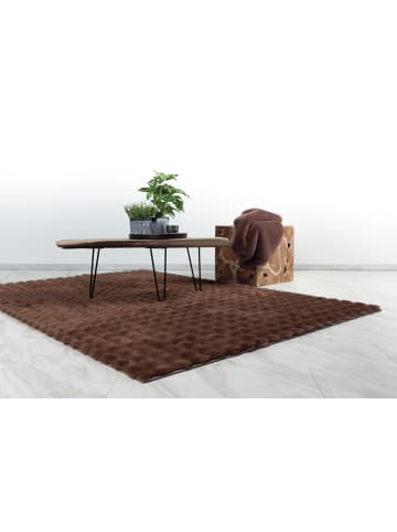Lalee Teppich Harmony 825 in dark taupe - rechteckig