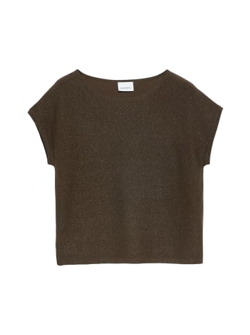comma Strickshirt in mocca roségold - 0002