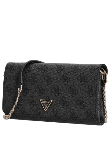 Guess Noelle II Xbody - Clutch 21 cm (dark taupe logo) in coal logo
