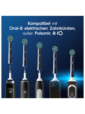 Oral-B Aufsteckbürsten "Pro - CrossAction" in Schwarz (10er-Box)