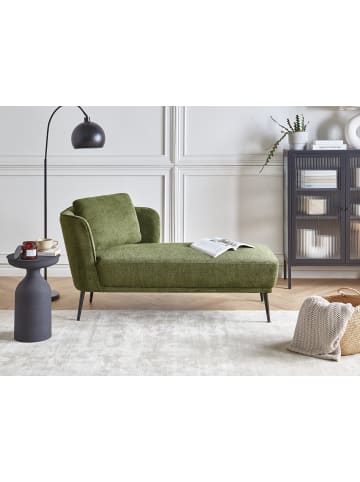 Beliani Chaiselongue ARTHEZE in Grün/Schwarz - (W) 148 x (H) 70 x (L) 64 cm