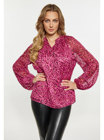 faina Blusenshirt in Rosa Mehrfarbig