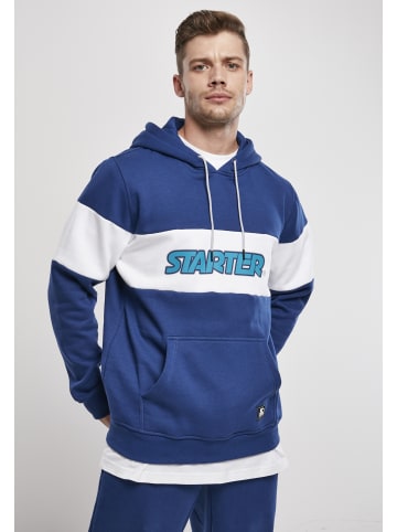 STARTER STARTER Kapuzenpullover in space blue/white