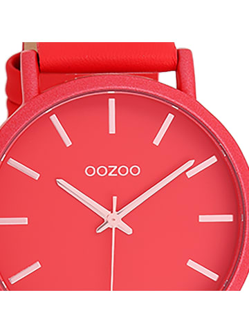 Oozoo Armbanduhr Oozoo Timepieces rot groß (ca. 42mm)