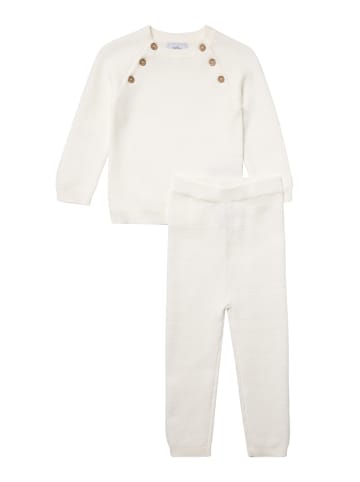 Stellou & friends Strickpullover und Strickhose in weiss