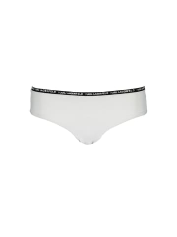 Karl Lagerfeld Weiß Polyamid Damen Bade Slip