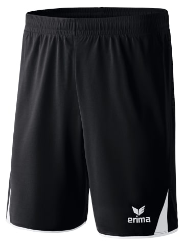 erima Herren Classic 5-C Shorts in schwarz/weiss
