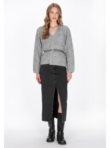 DreiMaster Vintage Women Cardigan in grey melange
