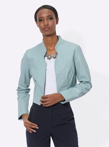 Mainpol Lederblazer in kalkmint