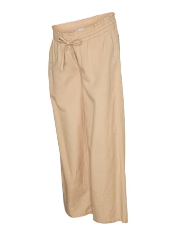 mama licious Hose mit weitem Beinschnitt in Humus